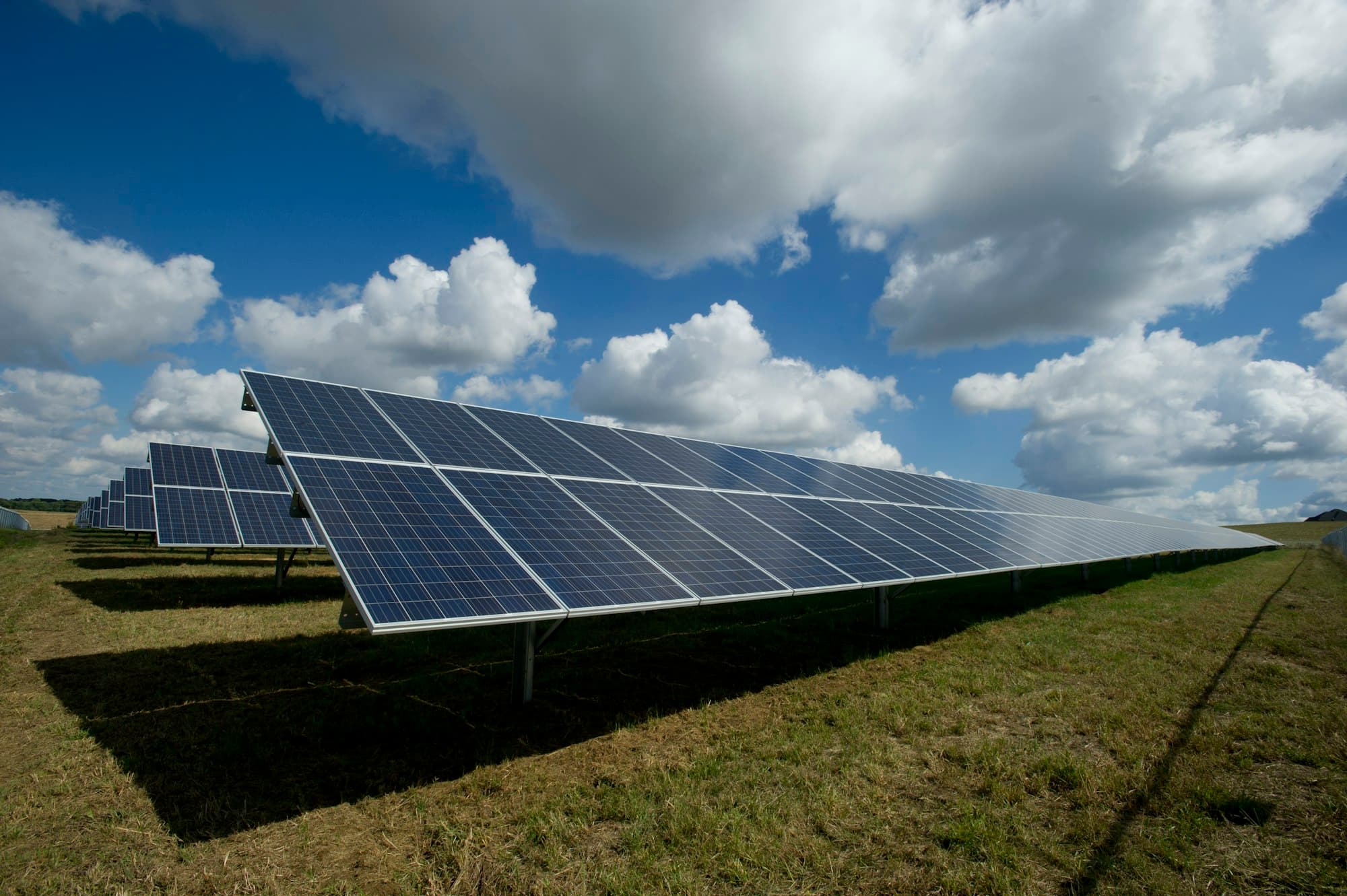 Texas home with solar panels